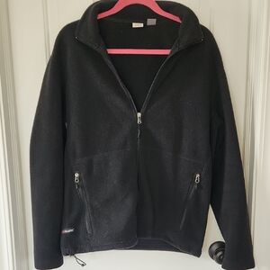 Aigle Black Full-Zip Fleece Jacket